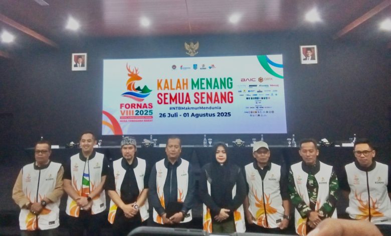Gubernur Dan Wakil Gubernur NTB, saat menghadiri agenda press conference. (Fen)