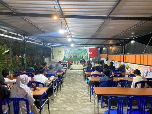 Suasana forum Talk Show HMI Cabang Mataram.(Fen)