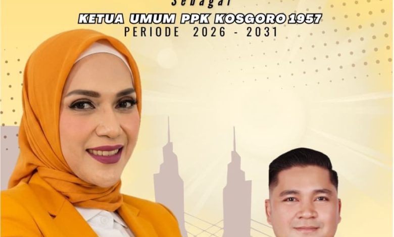 Wakil Ketua DPR RI Sari Yuliati terpilih sebagai Ketua Umum Kosgoro 1957 dan Anggota DPRD NTB Efan Limantika. (Fend)