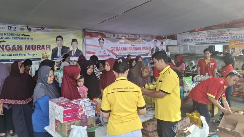 Dinas Ketahanan Pangan NTB terus melakukan gerakan pangan murah dalam rangka meperingati hari pangan sedunia dan hari sumpah pemuda. (Iba/Ist)