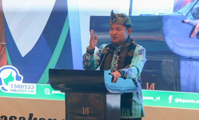 Pj Gubernur NTB Hassanudin saat memberikan sambutan pada kegiatan Lokakarya, Kamis (28/11/24). (Eks)