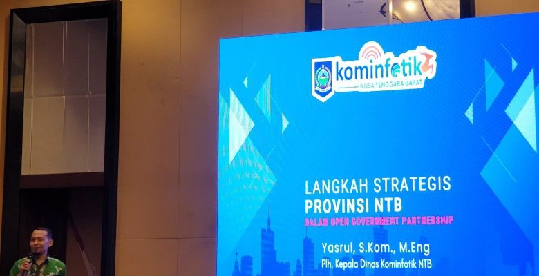 Plh Kepala Dinas Kominfotik NTB pada acara Kementerian Perencanaan Pembangunan Nasional/Badan Perencanaan Pembangunan RI dalam hal ini selaku Sekretariat Nasional Open Government Indonesia Indonesia mengadakan pelatihan dengan tajuk “OGP Local Indonesia Camp: Empowerung Champions of Open Government on a Global Scale” yang bertempat di Hotel Aryaduta Bandung, Tanggal 4-8 November 2024. (Iam)