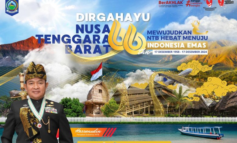 HUT NTB ke-66 tahun 2024. (Eks/Ist)