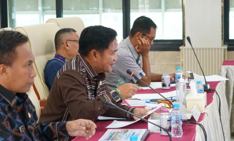 Penjabat Gubernur NTB Hassanudin mengikuti evaluasi kerja Penjabat Gubernur di Kantor Kementerian Dalam Negeri RI Jakarta (9/1/2024).
