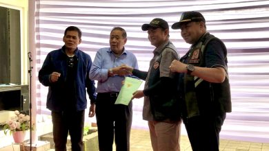 Pj Gubernur NTB Hassanudin saat kunjungan kerjanya ke Kabupaten Lombok Utara bertempat di Kantor UPPT Samsat Tanjung, Sabtu 1 February 2025.(Adv)