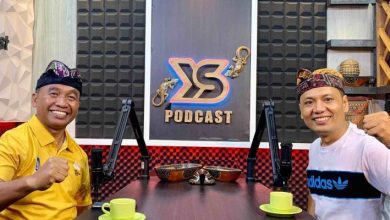 Kepala Dinas Kominfotik NTB Najamuddin Amy menghadiri podcast terkait SPBE di Mataram, Jumat 3 Januari 2025.(Adv)