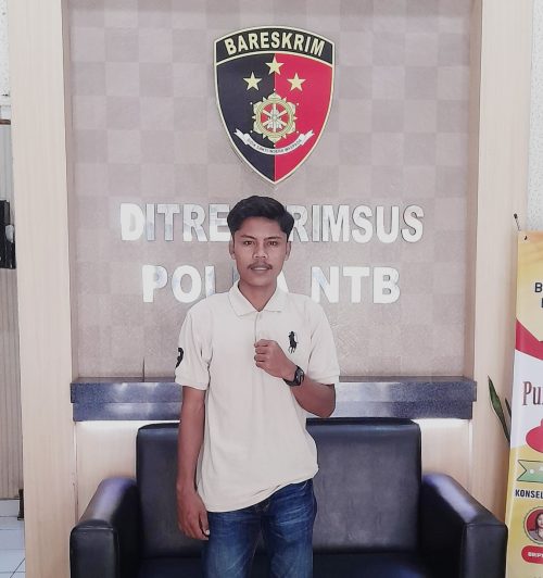 Endri, aktivis mahasiswa yang berasal dari desa taloko. (Fen/Ist)