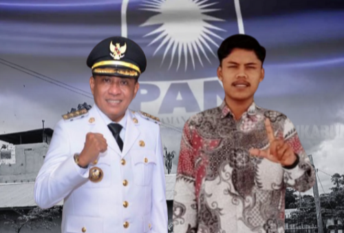 Ady Mahyudi, Bupati Bima dan Bung Endri, Ketua AMPPID NTB. (Fen)