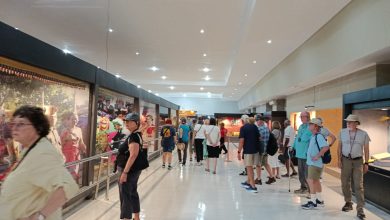 Kondisi Museum NTB saat kunjungan wisata viking orion dari Amerika dari Iyan. (Fen/Ist)