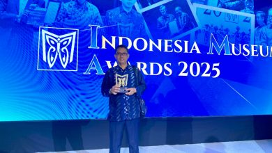 Kepala Museum NTB, usai menerima penghargaan Museum Inspiratif 2025 dalam ajang Indonesia Museum Awards (IMA) yang diselenggarakan oleh Komunitas Jelajah di Kuningan, Jakarta Selatan, Minggu (23/11/25). (Fen/Ist)