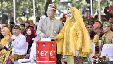 Gubernur & Wakil Gubernur NTB, saat memperingati HUT NTB ke 67. (Fen/Ist)