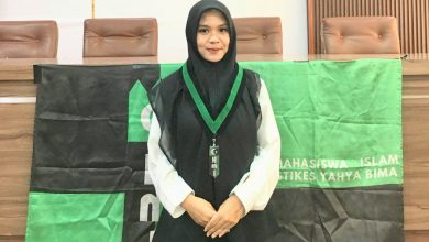 Mayang Adekatari, Ketua Umum HMI Komisariat Stikes Yahya Bima. (Fen/Dok. Pribadi)