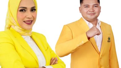 Wakil Ketua DPR RI Sari Yuliati dan Anggota DPRD NTB Efan Limantika. (Fend)