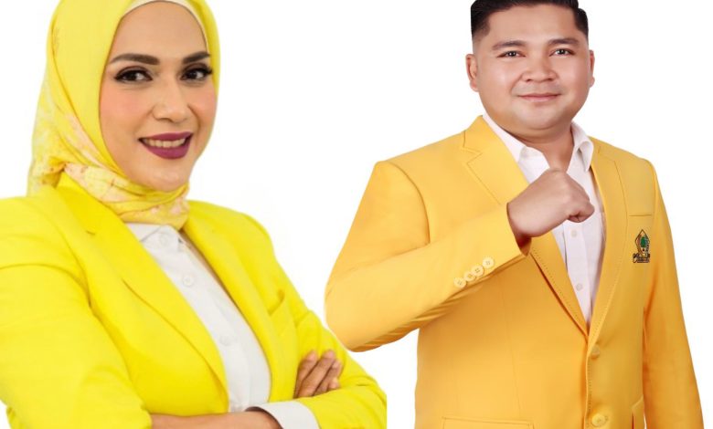 Wakil Ketua DPR RI Sari Yuliati dan Anggota DPRD NTB Efan Limantika. (Fend)